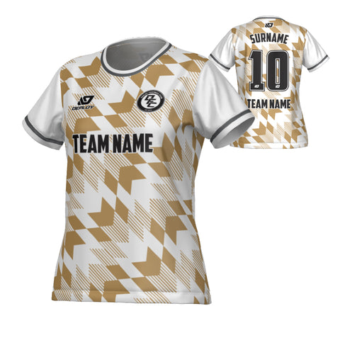 Leaves Womens Jersey - White
