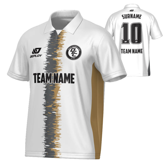 Rift Collared Jersey - White
