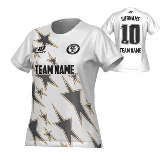Stars Womens Jersey - White