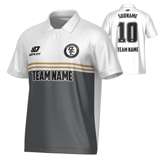 Summit Collared Jersey - White