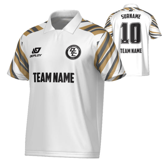Surge Collared Jersey - White