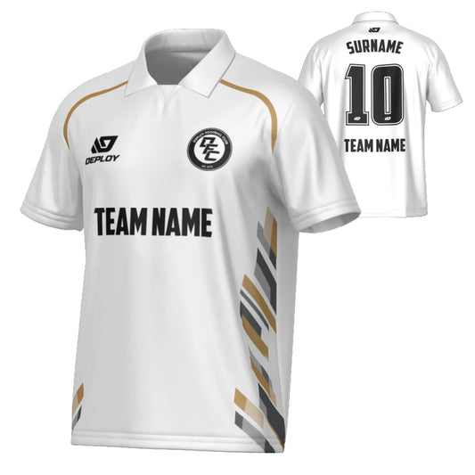 Turbo Collared Jersey - White