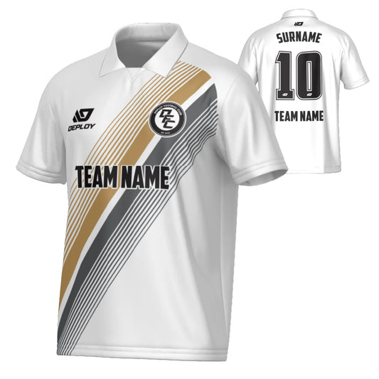 Velocity Collared Jersey - White