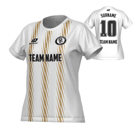 Zig Zag Womens Jersey - White