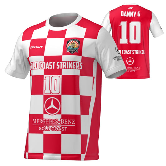 Gold Coast Strikers - Elite Training Jersey - White and Red