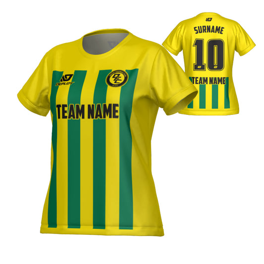 Bars Womens Jersey - Yellow