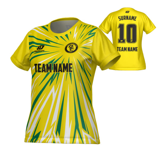 Burst Womens Jersey - Yellow