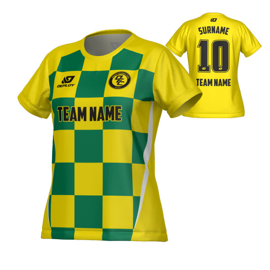 Checkers Womens Jersey - Yellow