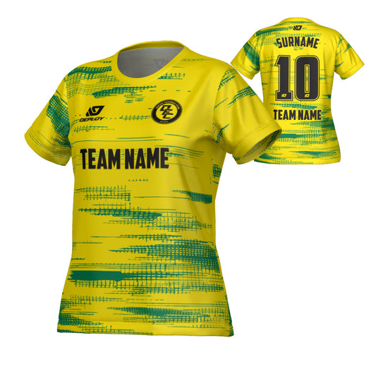 Distort Womens Jersey - Yellow