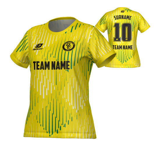Drips Womens Jersey - Yellow