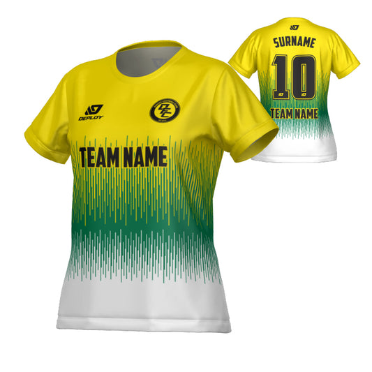 Fade Womens Jersey - Yellow