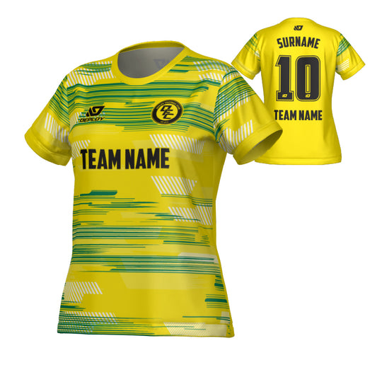 Glitch Womens Jersey - Yellow
