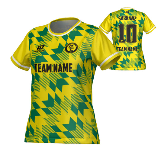 Leaves Womens Jersey - Yellow