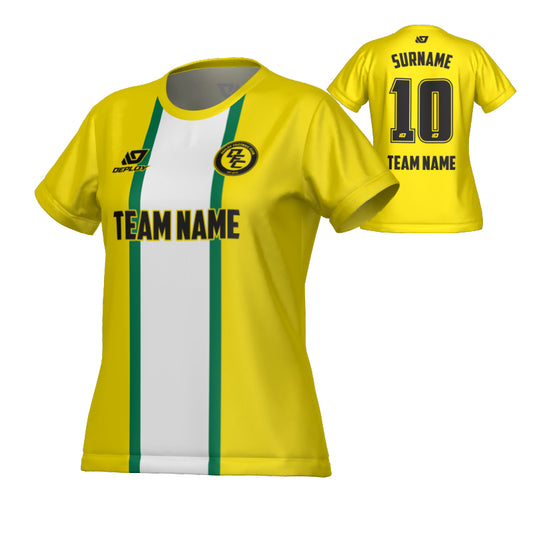 Stripe Womens Jersey - Yellow