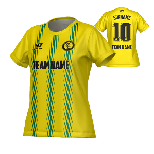 Zig Zag Womens Jersey - Yellow