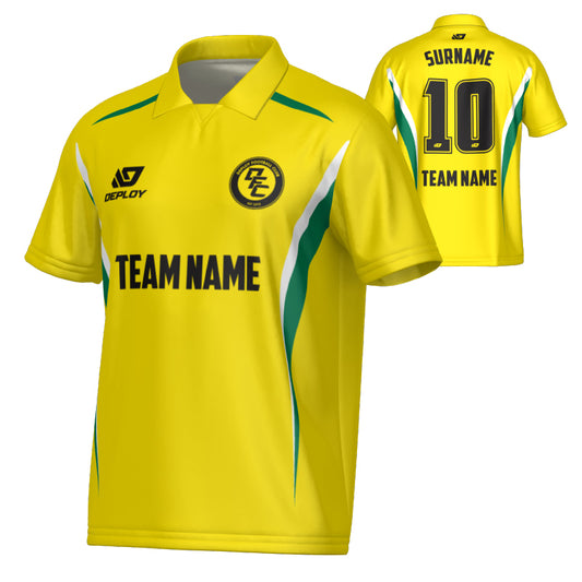 Arc Collared Jersey - Yellow