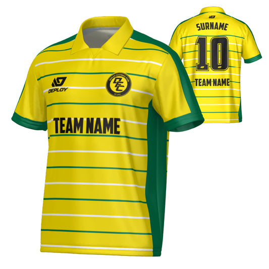 Cadence Collared Jersey - Yellow