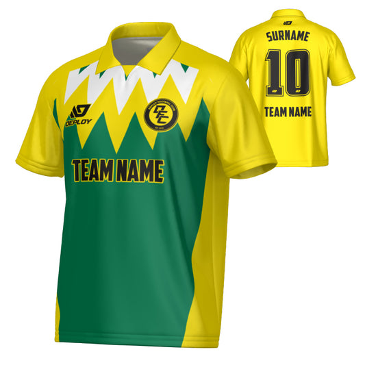 Carnival Collared Jersey - Yellow
