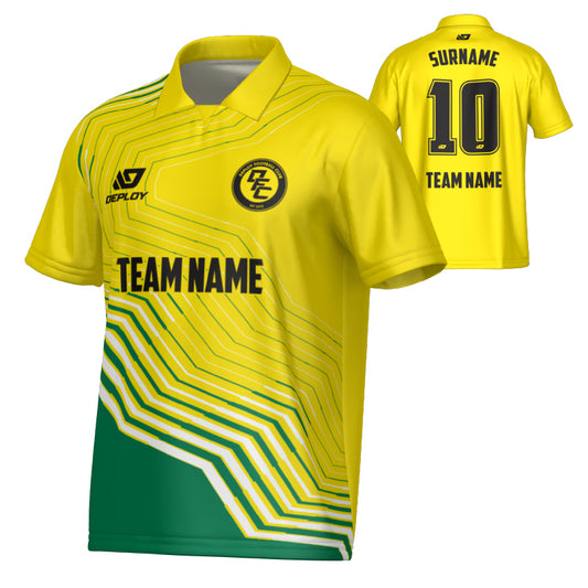 Circuit Collared Jersey - Yellow