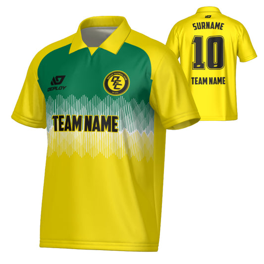 Echo Collared Jersey - Yellow