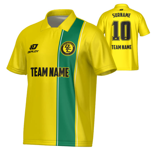 Edge Collared Jersey - Yellow