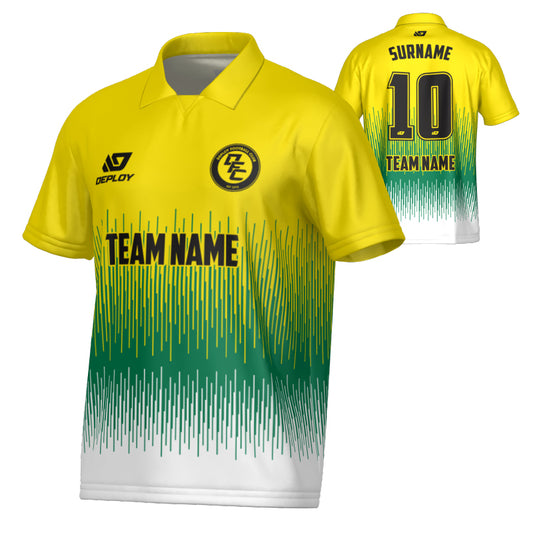 Fade Collared Jersey - Yellow
