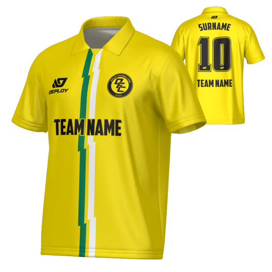 Lightning Collared Jersey - Yellow