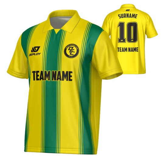 Pillars Collared Jersey - Yellow