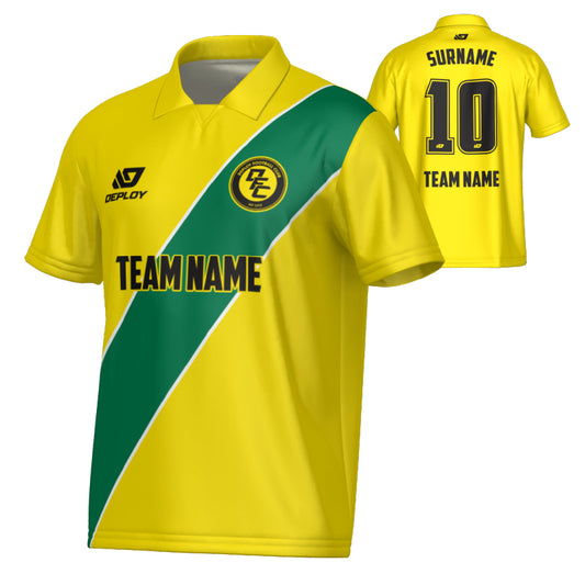 Sash Collared Jersey - Yellow