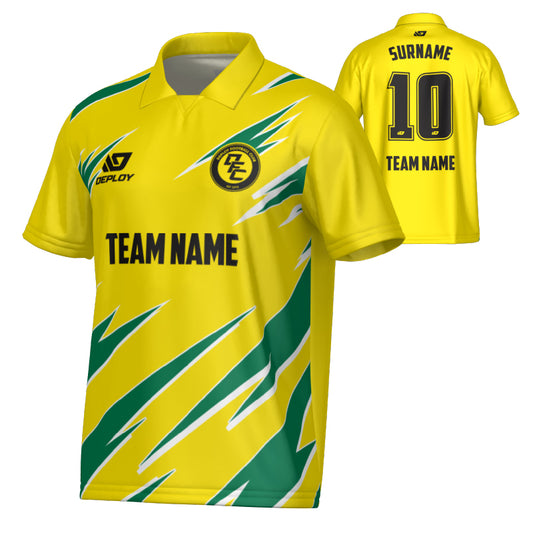 Sharp Collared Jersey - Yellow
