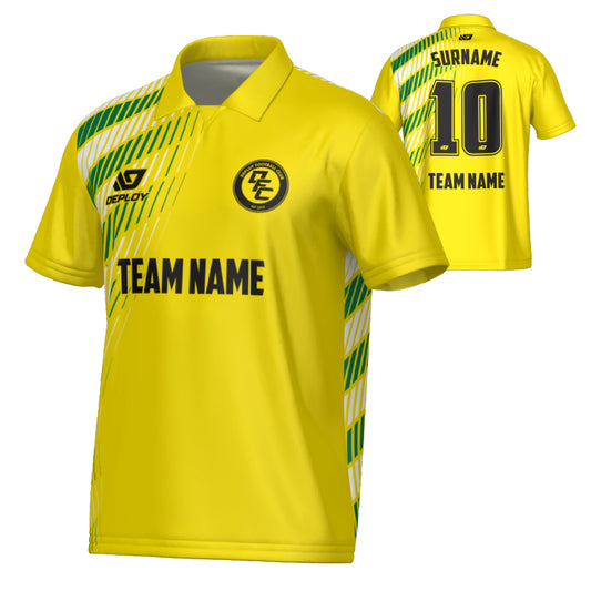 Spray Collared Jersey - Yellow