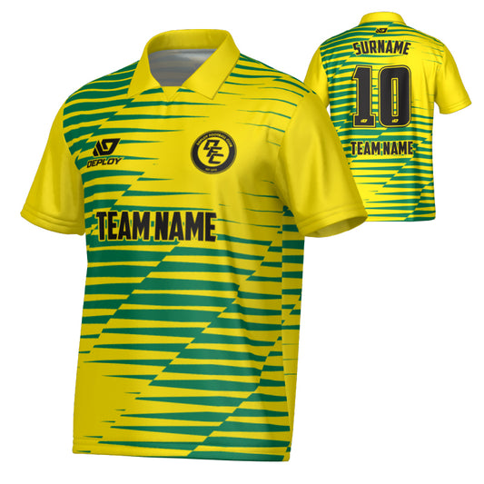 Static Collared Jersey - Yellow