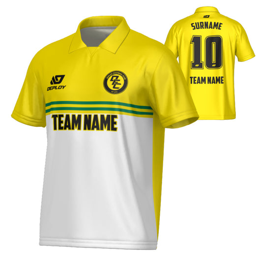 Summit  Collared Jersey - Yellow