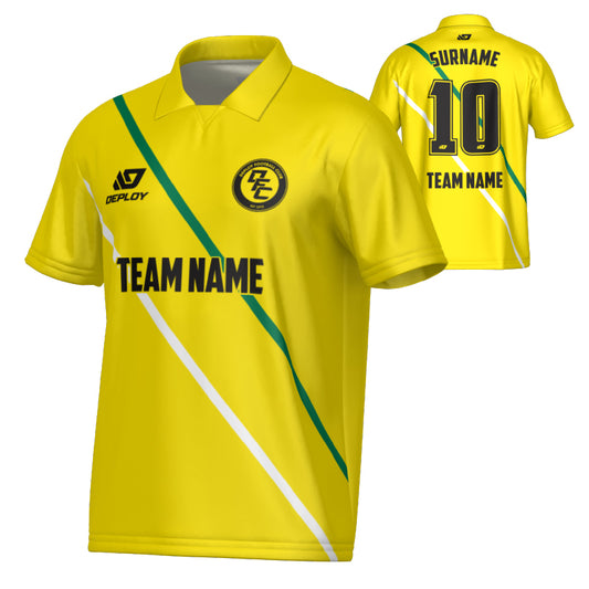 Tracks Collared Jersey - Yellow