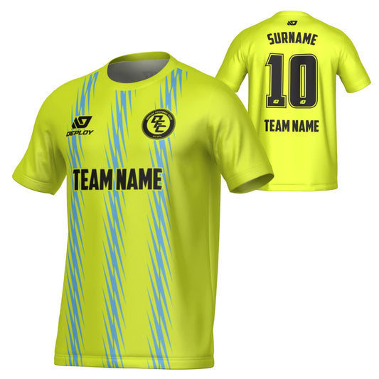 Zig Zag Jersey - Neon Yellow