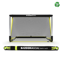 Bazooka Goal Aluminium - 4ft Hybrid Pop Up Goal - 120x75cm Deploy Football