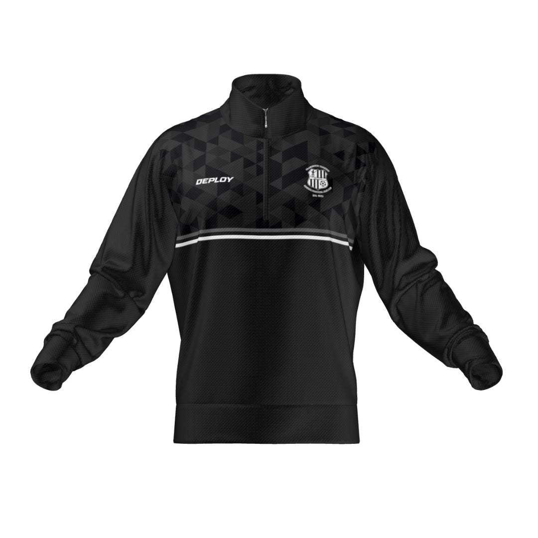 Blacktown Workers FC - Quarter Zip - Unisex & Womens Deploy Football