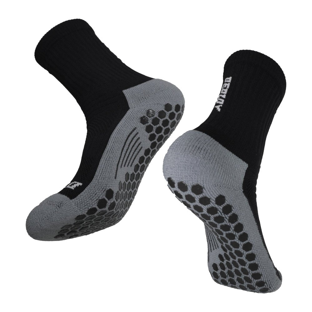 Bundle Pack - 3x Grip Socks - Black Deploy Football