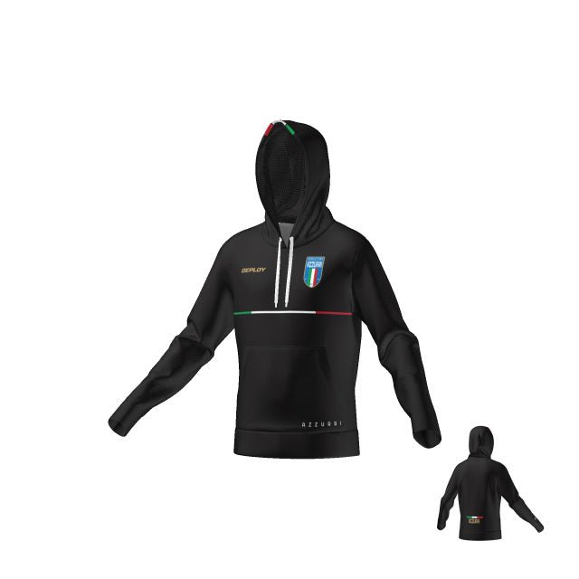 CHARLESTOWN AZZURRI - MENS HOODIE - BLACK Deploy Football