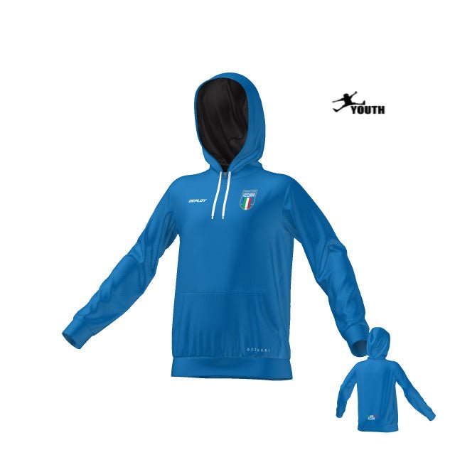 CHARLESTOWN AZZURRI - YOUTH HOODIE - BLUE Deploy Football