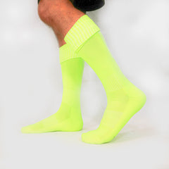 Classic Football Socks - Neon Yellow Deploy Football