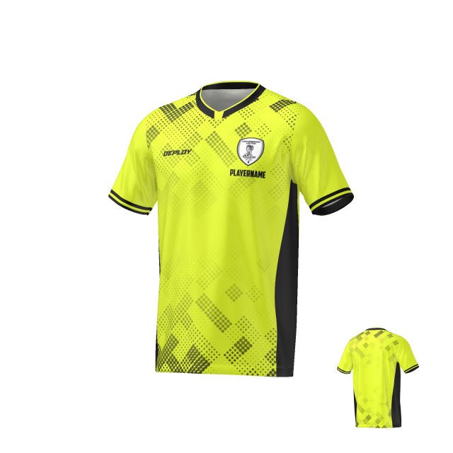 Cranebrook United Training Shirt - Yellow - Mens & Youth Deploy Football