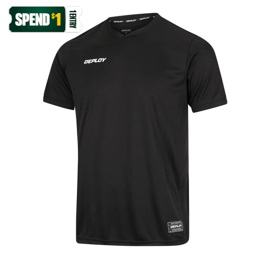 Deploy Legacy Football Jersey - Black Deploy Football