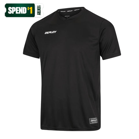 Deploy Legacy Football Jersey - Black Deploy Football