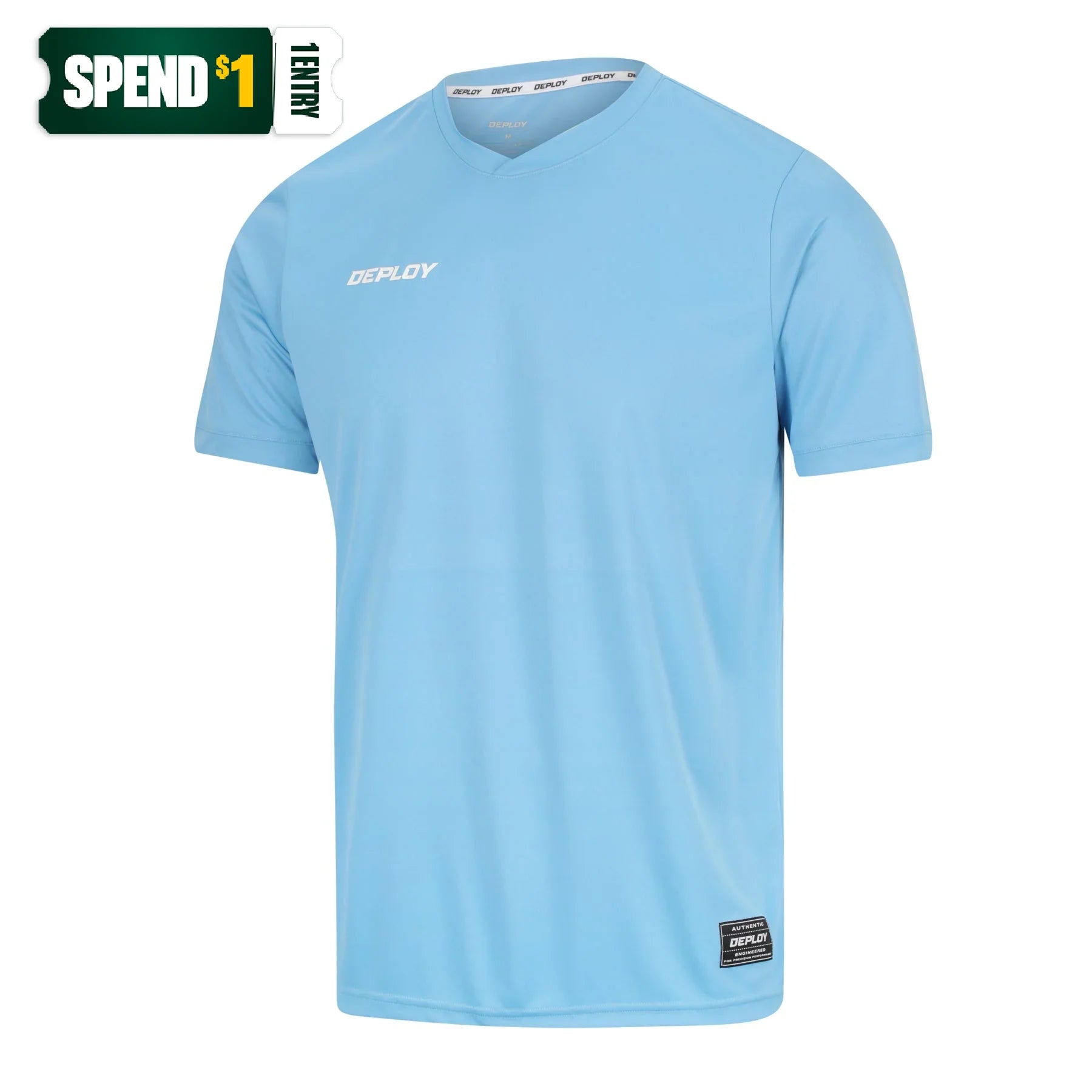 Deploy Legacy Football Jersey - Sky Blue Deploy Football