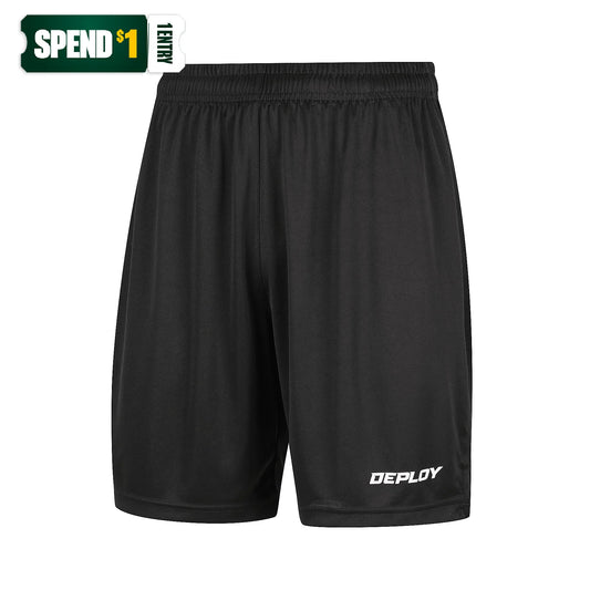 Deploy Legacy Football Shorts - Black Deploy Football
