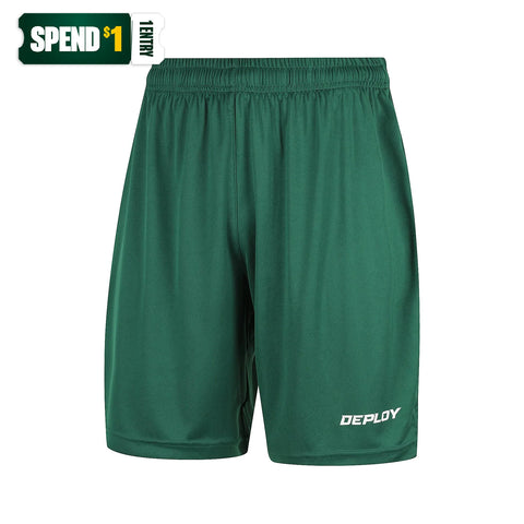 Deploy Legacy Football Shorts - Dark Green Deploy Football