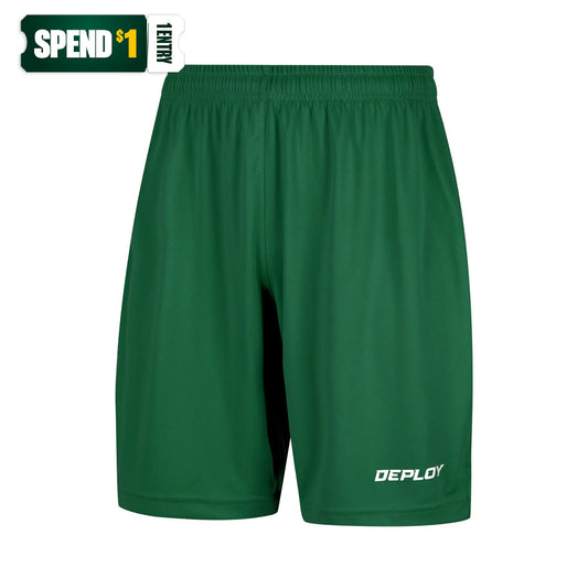 Deploy Legacy Football Shorts - PINE GREEN Deploy Football