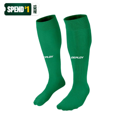 Deploy Performance Football Socks - Pine Green Deploy Football