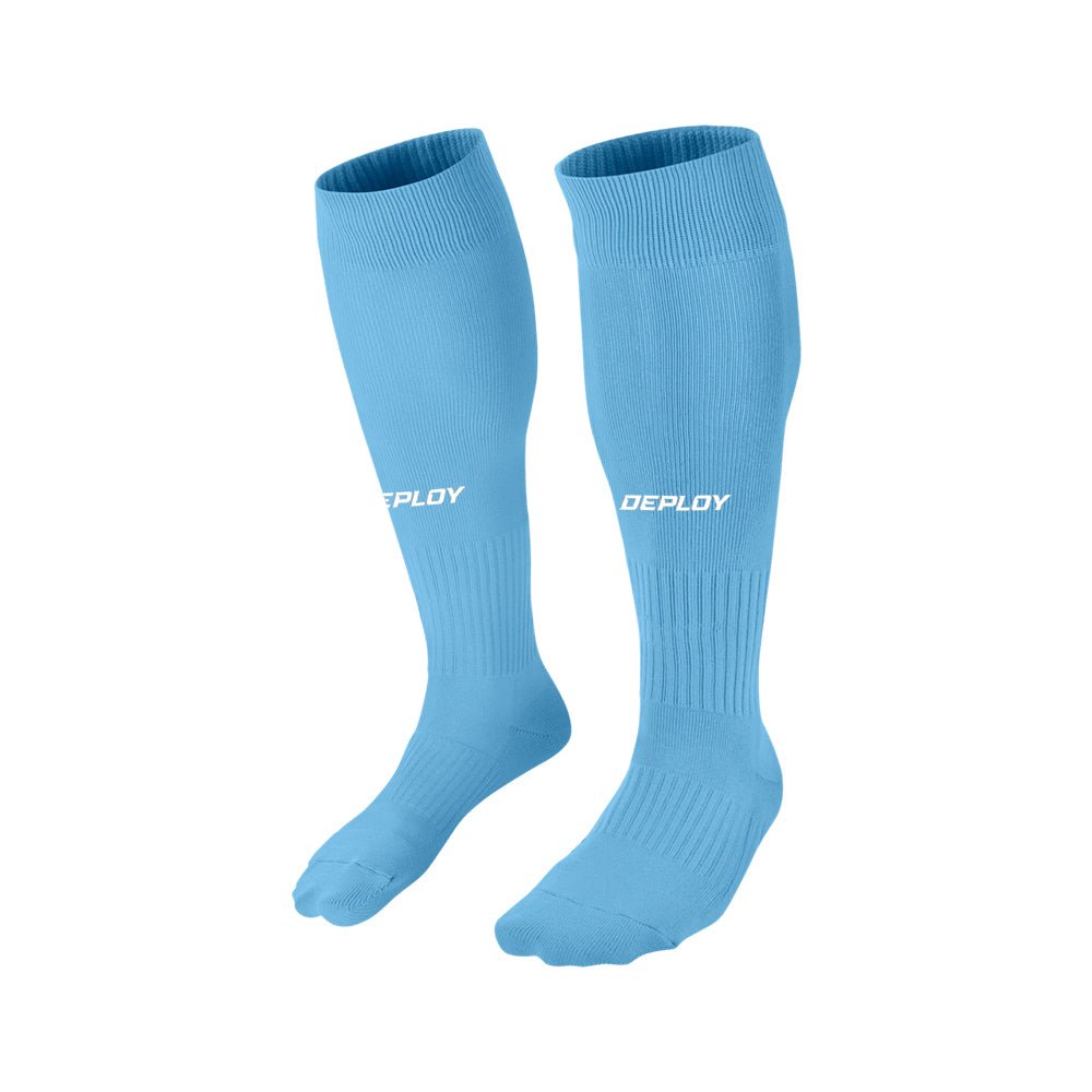 Deploy Performance Football Socks - Sky Blue Deploy Football